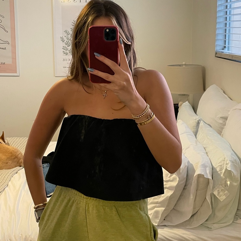 Aritzia Cropped Blouse